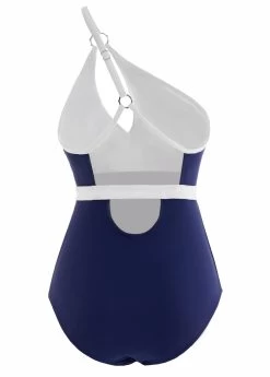 Contrast Spaghetti Strap Cutout One Piece Swimwear -Modlily 263160 P 1698056105074