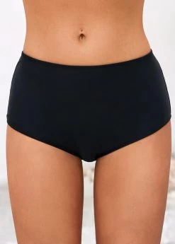 Tribal Print Lace Stitching Swimdress And Panty -Modlily 268423 P 16158830463494