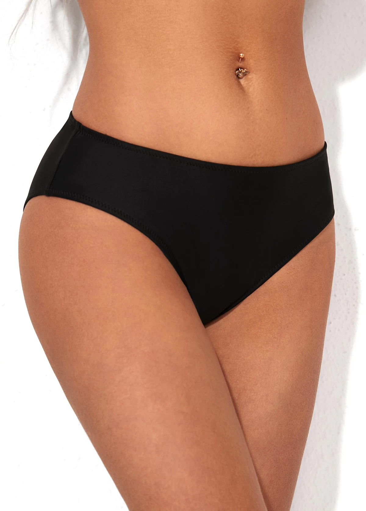 Low Waist Black Bikini Bottom For Women 4 Low Waist Black Bikini Bottom For Women - Image 4
