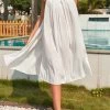 Flowy Strappy Tassel White Cover Up