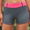 Stretch Mid Waisted Grey Swim Shorts
