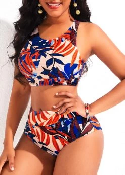 Two Piece High Waisted Bikini Set -Modlily 331449 P 16844729102492